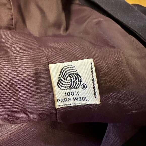 Christian Dior Vintage Wool Blazer Navy One Button Minimalist Couture Jacket 14 - Picture 6 of 7